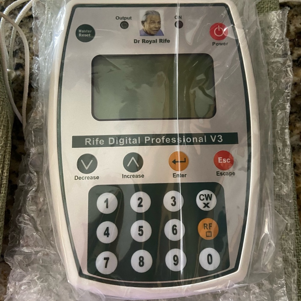 Professional Rife Machine V3 and Foot Mat